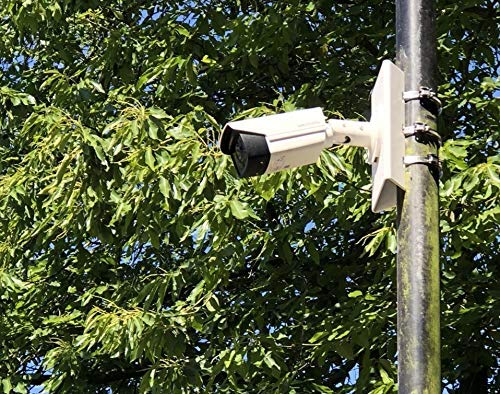 Universal Vertical Pole Mount Adapter for Hikvision PTZ Cameras - Compatible with WMS, WML, PC130T, DS-1273ZJ-130-TRL & More - HD Real PM DS-1275ZJ LTB378 Pole Mount - Ideal for Outdoor Security & Surveillance Systems