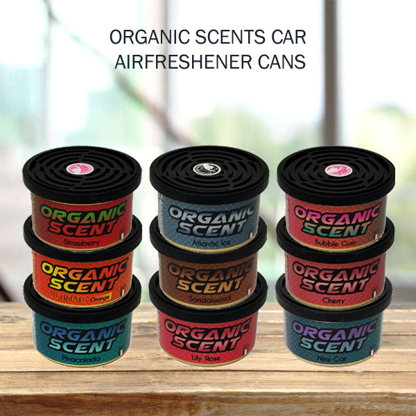 Premium Organic Car Air Fresheners - Natural & Long-Lasting Fragrance for Fresh Car Interior | Perfect for Daily Commute, Road Trips & Family Travel