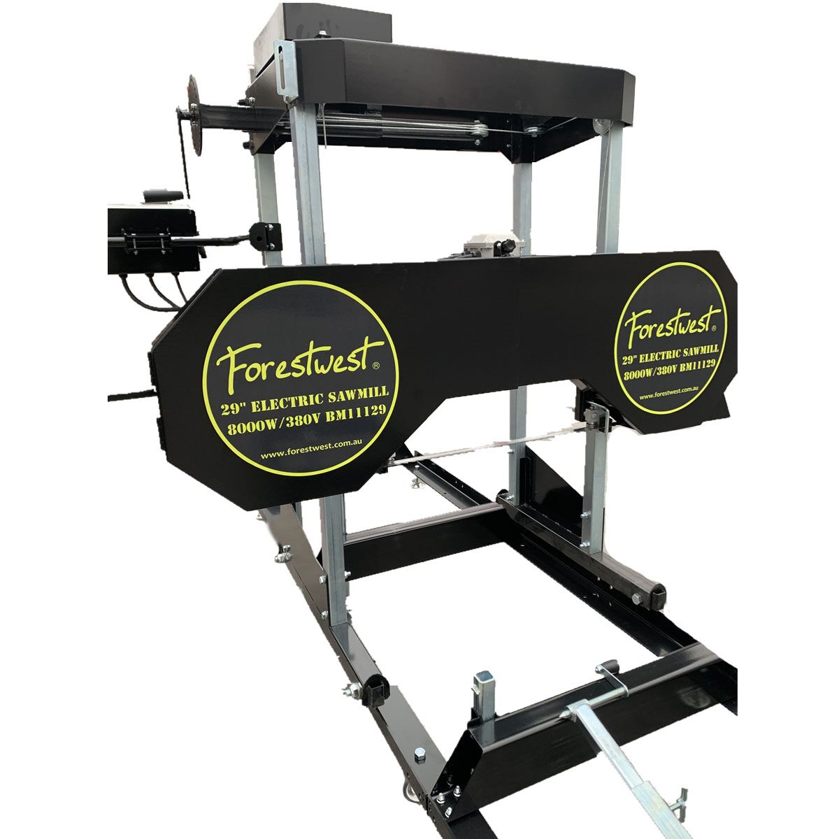 Forestwest 29 Electric Wood Sawmill - 8000W 380V 3 Phase BM11129 - Professional Portable Sawmill for Lumber Cutting, Woodworking & DIY Projects