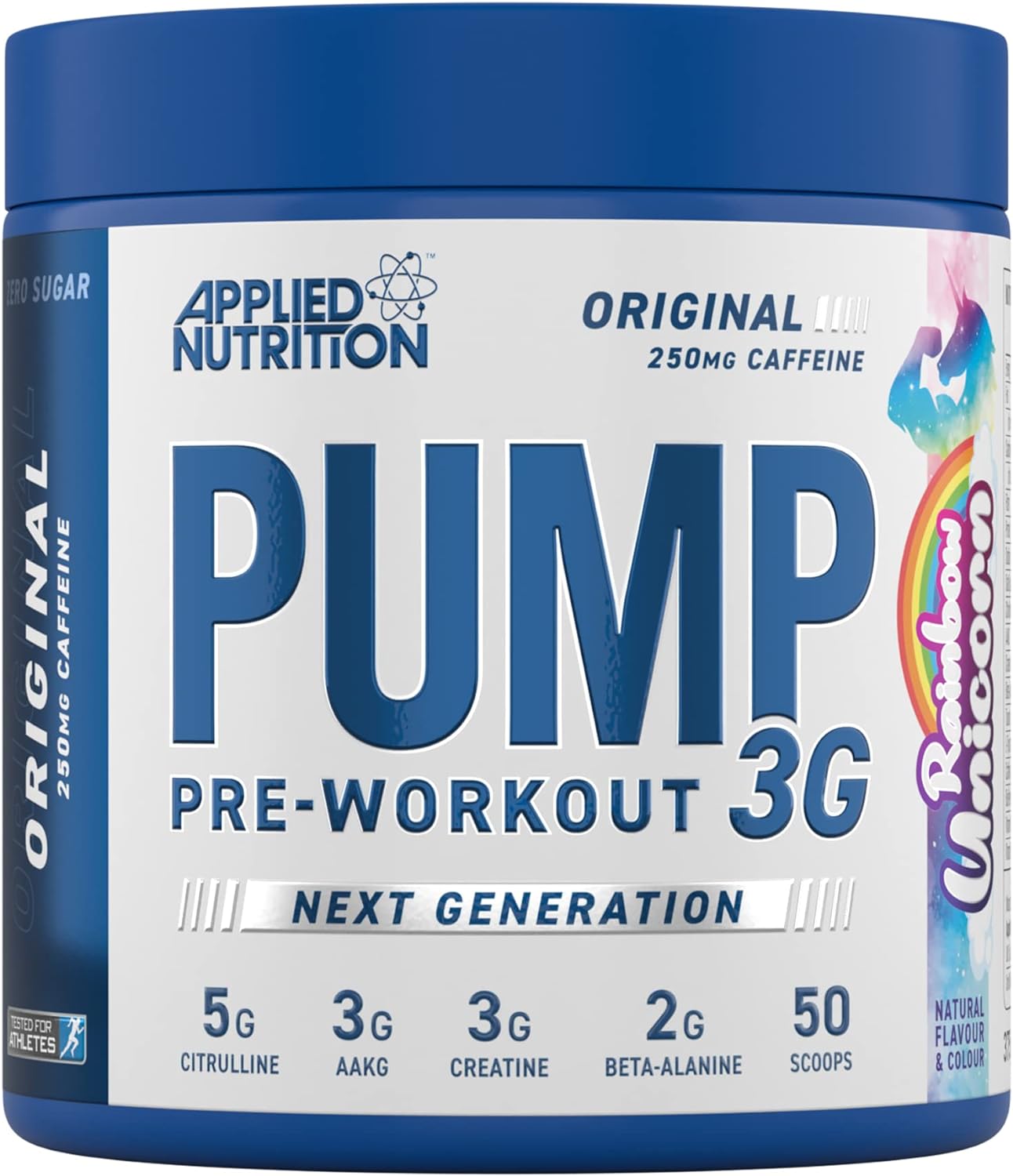 Applied Nutrition PUMP 3G Pre Workout Powder 375g - Caffeine Boost for Enhanced Focus, Energy & Gym Performance | Pre-Workout Supplement for Men & Women | Ideal for Weightlifting, CrossFit & Bodybuilding