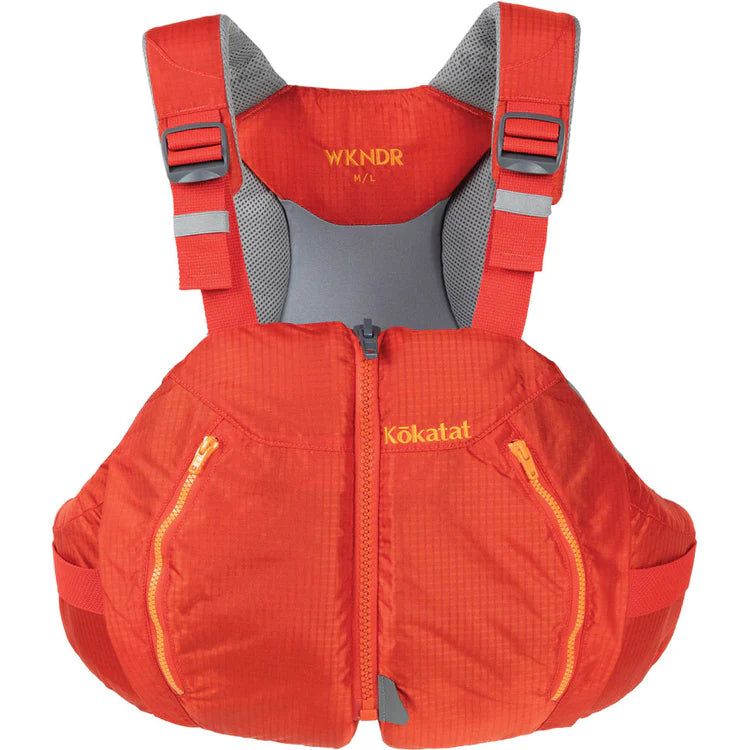 Kokatat WKNDR Life Jacket PFD - Premium Comfortable Kayak Fishing Vest for Men & Women - Perfect for Water Sports, Boating, and Outdoor Adventures