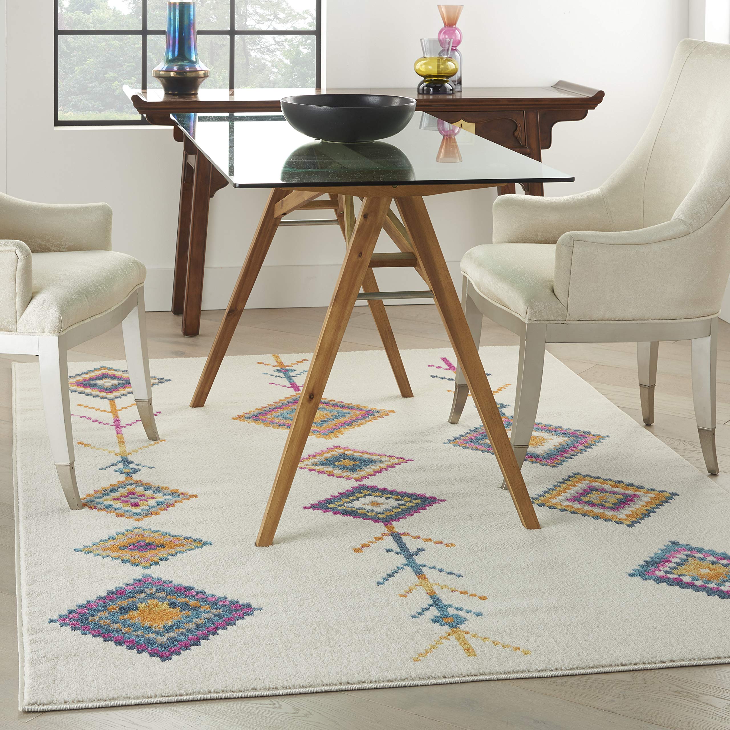 Nourison Passion Transitional Ivory/Multi 3'9