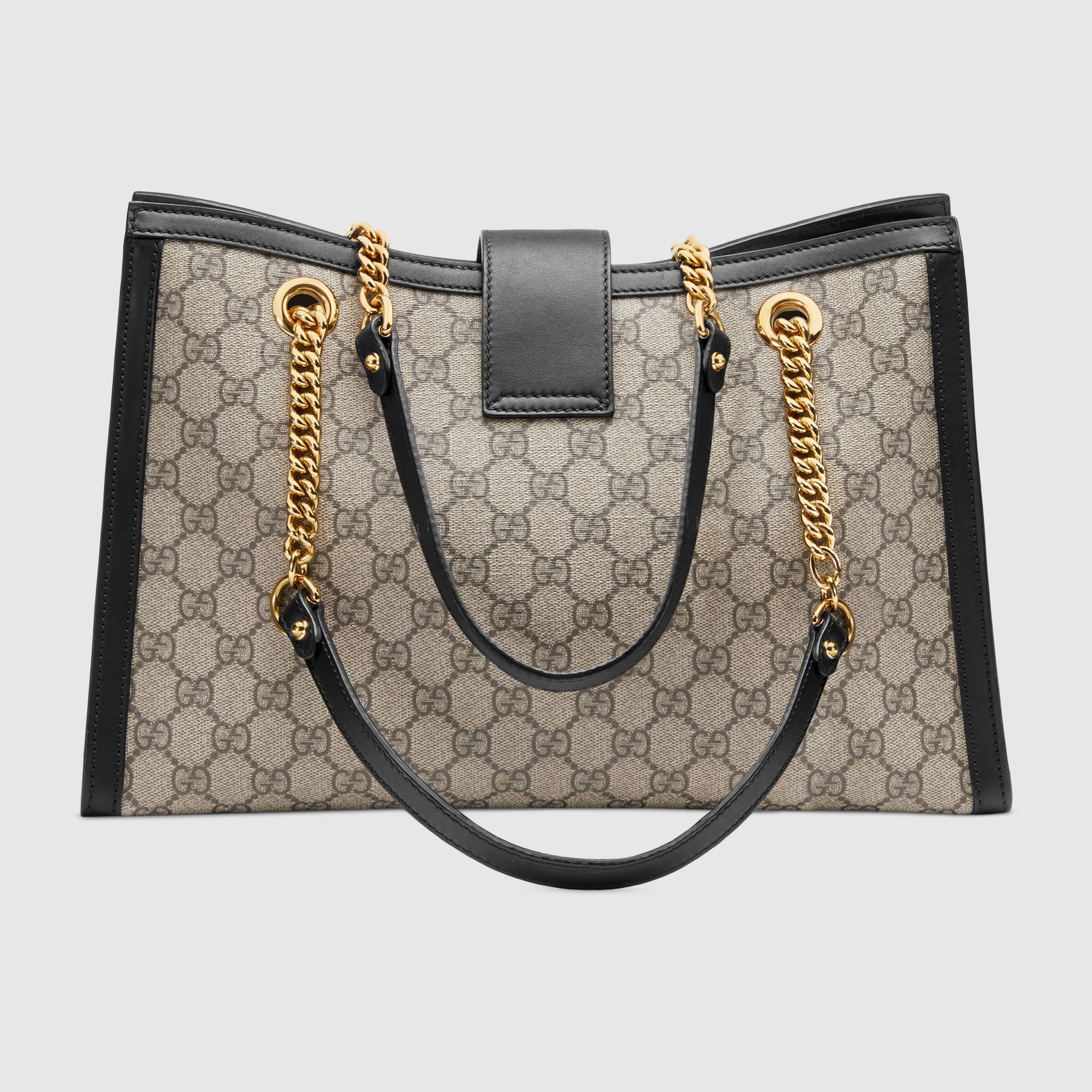 Gucci Padlock Small Shoulder Bag for Women - Black Leather Crossbody Purse with Gold Hardware | Perfect for Work, Travel & Evening Out