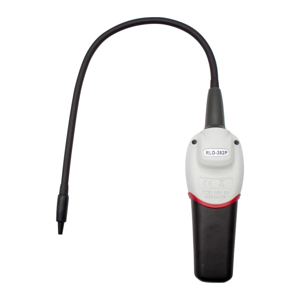 Professional Halogen Leak Detector for AC Refrigerant - R134a R410a R407a R22 Compatible - RLD-382P HVAC Leak Tester for Home & Auto Air Conditioning Maintenance
