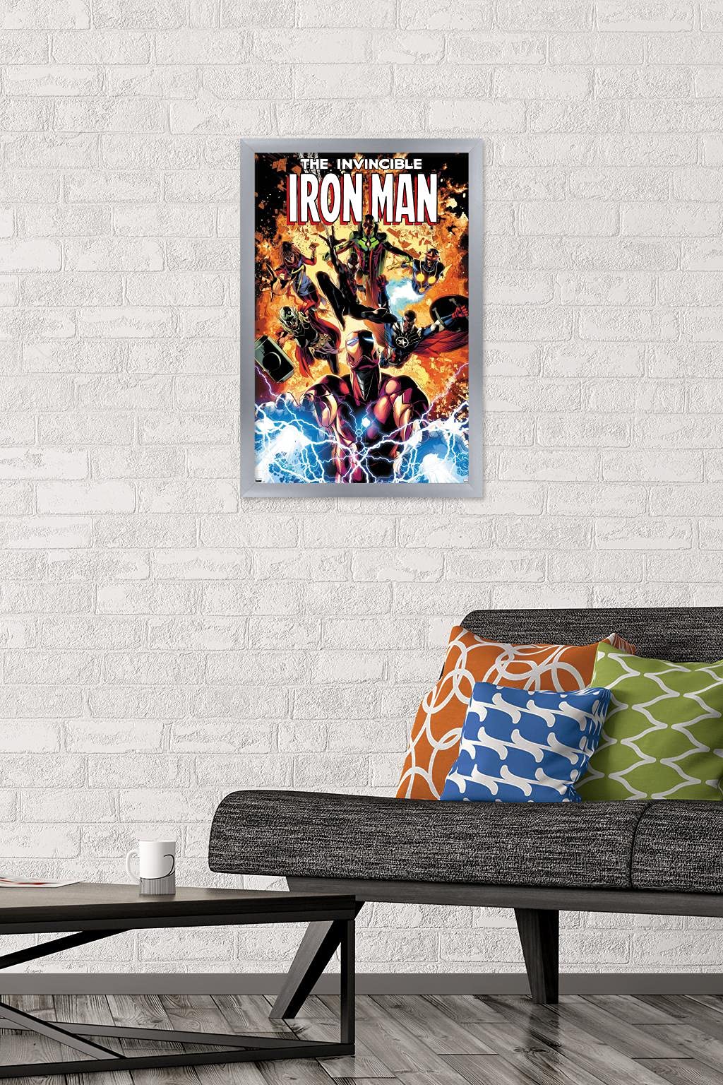 Marvel Comics Iron Man Wall Poster - Invincible Iron Man #11, 22.4