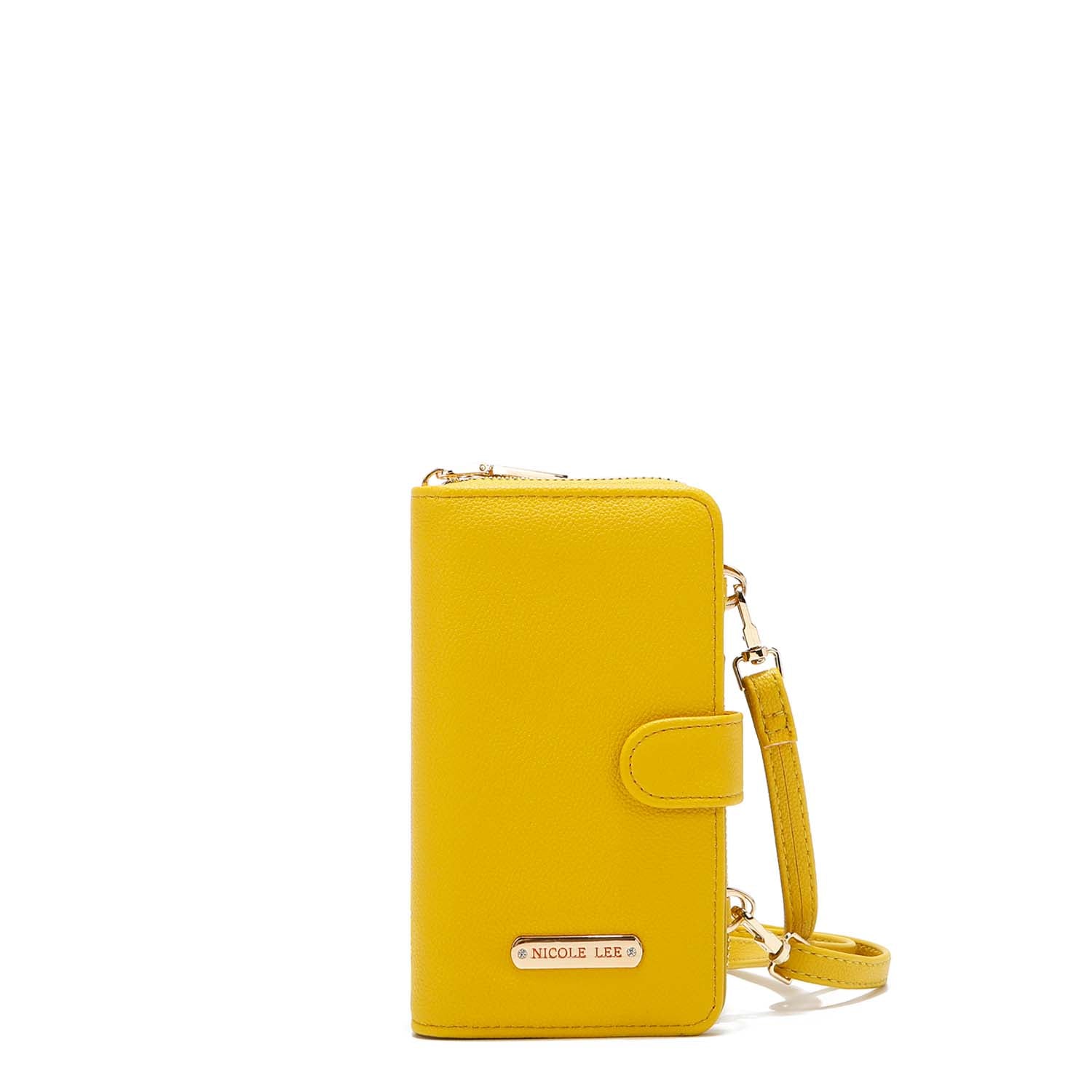 2-Piece Solid Phone Case with Crossbody Wallet - Stylish & Secure for iPhone & Samsung - Perfect for Travel, Shopping & Everyday Use