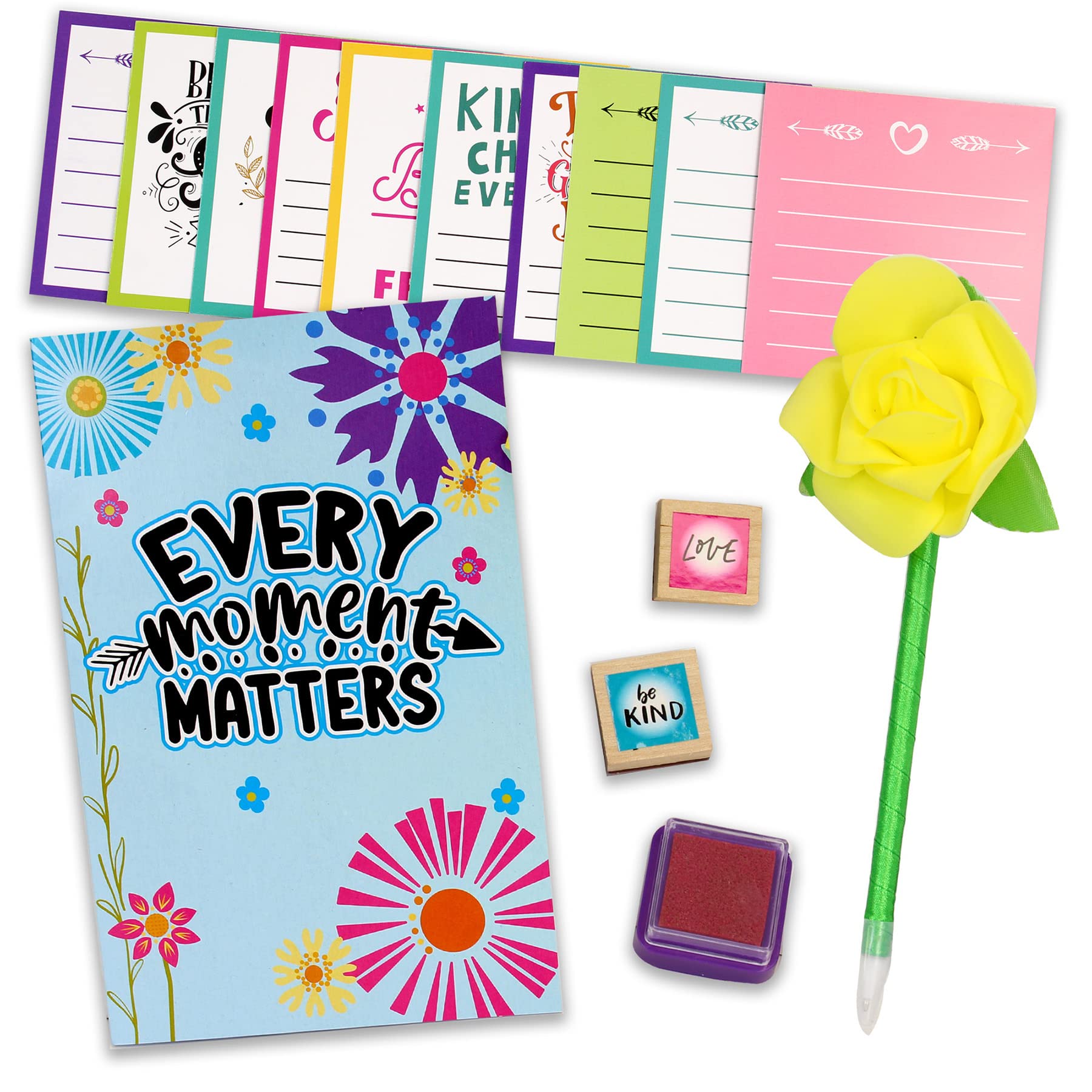 Tara Toys Acts of Kindness Sweet Sayings Craft Kit for Kids - DIY Friendship Card Making Set with Inspirational Messages - Perfect for Classroom Activities, Birthday Gifts & Kindness Projects