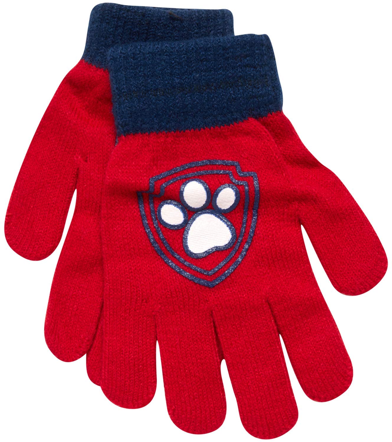 Paw Patrol Winter Hat and Gloves Set for Toddler Boys - 2 Pairs of Mittens - Nick Jr. Kids' Cold Weather Accessories for Outdoor Play & Snow Day Adventures