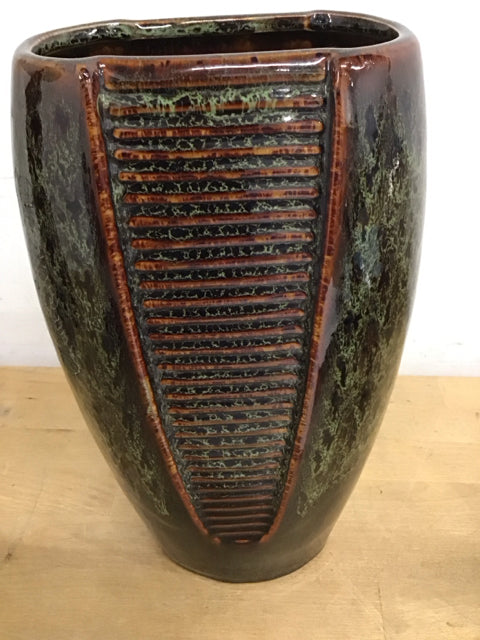 12 Pack Brown Glazed Ceramic Vases - Decorative Flower Vases for Home, Office & Wedding Centerpieces