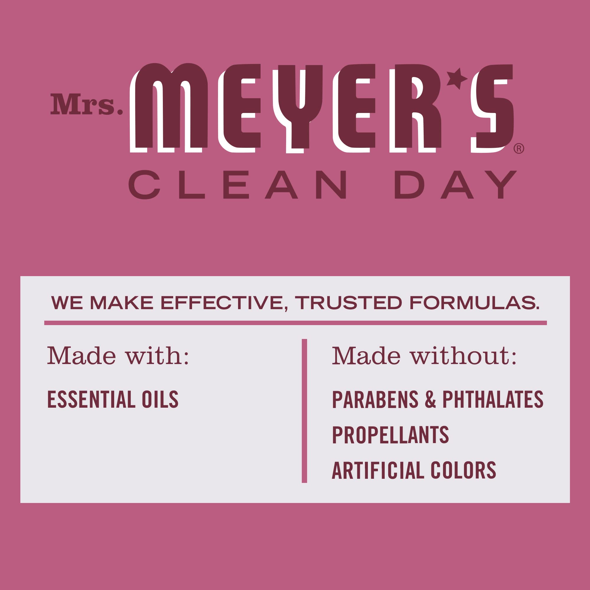 Mrs. Meyer's Clean Day Air Freshener Spray - Non-Aerosol Essential Oil Infused Room Spray, Mum Scent, 8 fl oz | Natural Home & Office Odor Eliminator for Bathroom, Kitchen & Living Spaces