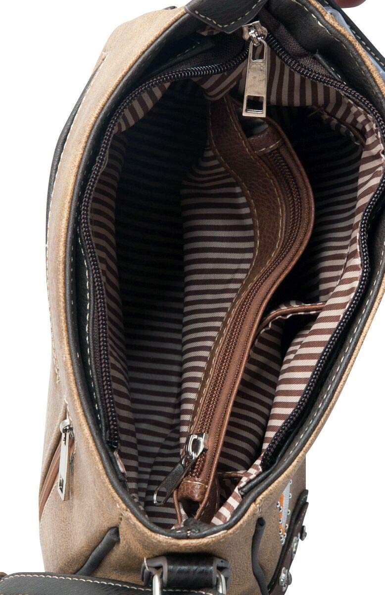 Western Style Dog Paw Print Handbag - Small Crossbody Shoulder Purse for Women | Perfect for Casual Outings, Pet Lovers & Western Fashion Enthusiasts