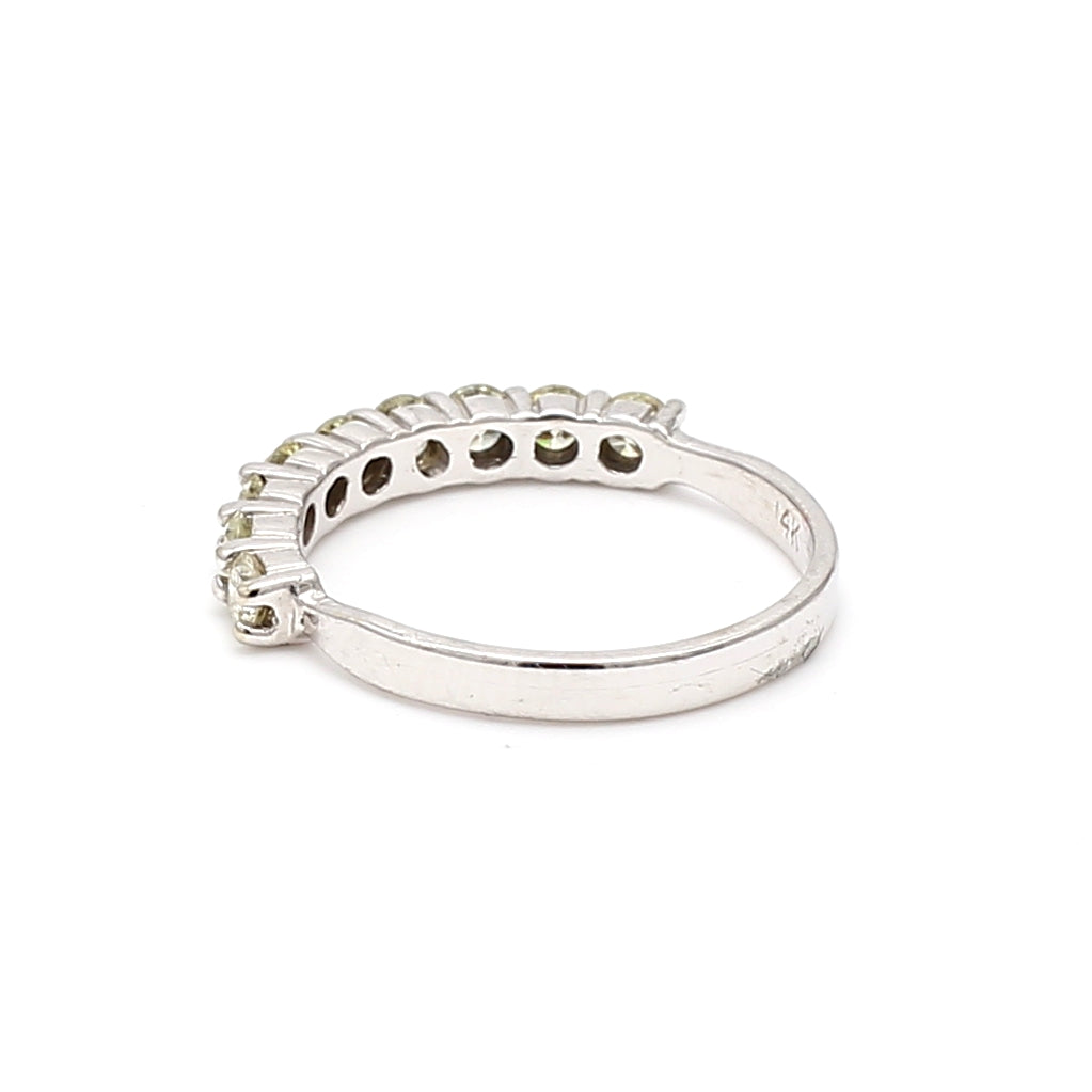0.72 Carat Round Brilliant L I1 Diamond Engagement Ring - 14K White Gold Wedding Band for Women, Perfect for Proposals, Anniversaries & Bridal Jewelry Gifts