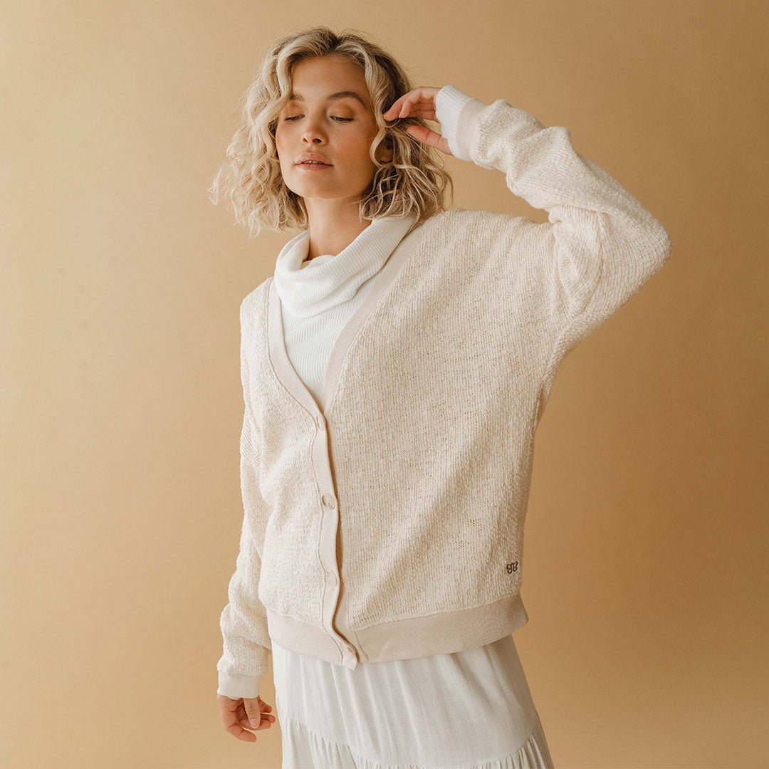 Cozy Cottage Knit Cardigan for Women - Soft Chunky Open Front Sweater - Perfect for Fall, Winter & Layering Outfits
