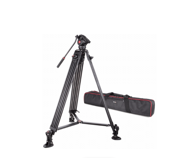 Viltrox VX 18M Professional Heavy Duty Video Tripod with VT-01 Fluid Head for DSLR Cameras - Perfect for Filmmaking, Vlogging, and Photography Shoots