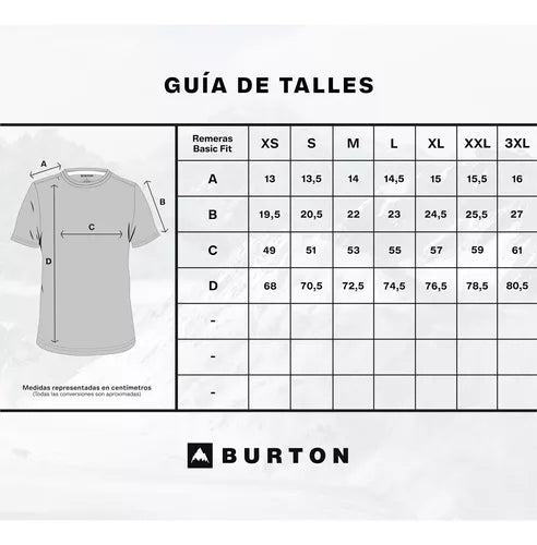 Burton Unisex T-Shirt - Vertical Fill Cemento Design | Comfortable Cotton Tee for Men & Women | Perfect for Casual Wear, Street Style & Everyday Outfits