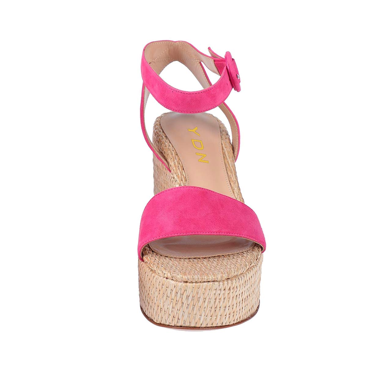 YDN Women's Fashion High Heel Wedge Espadrille Sandals - Open Toe Ankle Strap Platform Pumps for Beach, Travel & Casual Wear (Sizes 4-15 US) | Perfect for Summer Outfits, Vacations & Date Nights