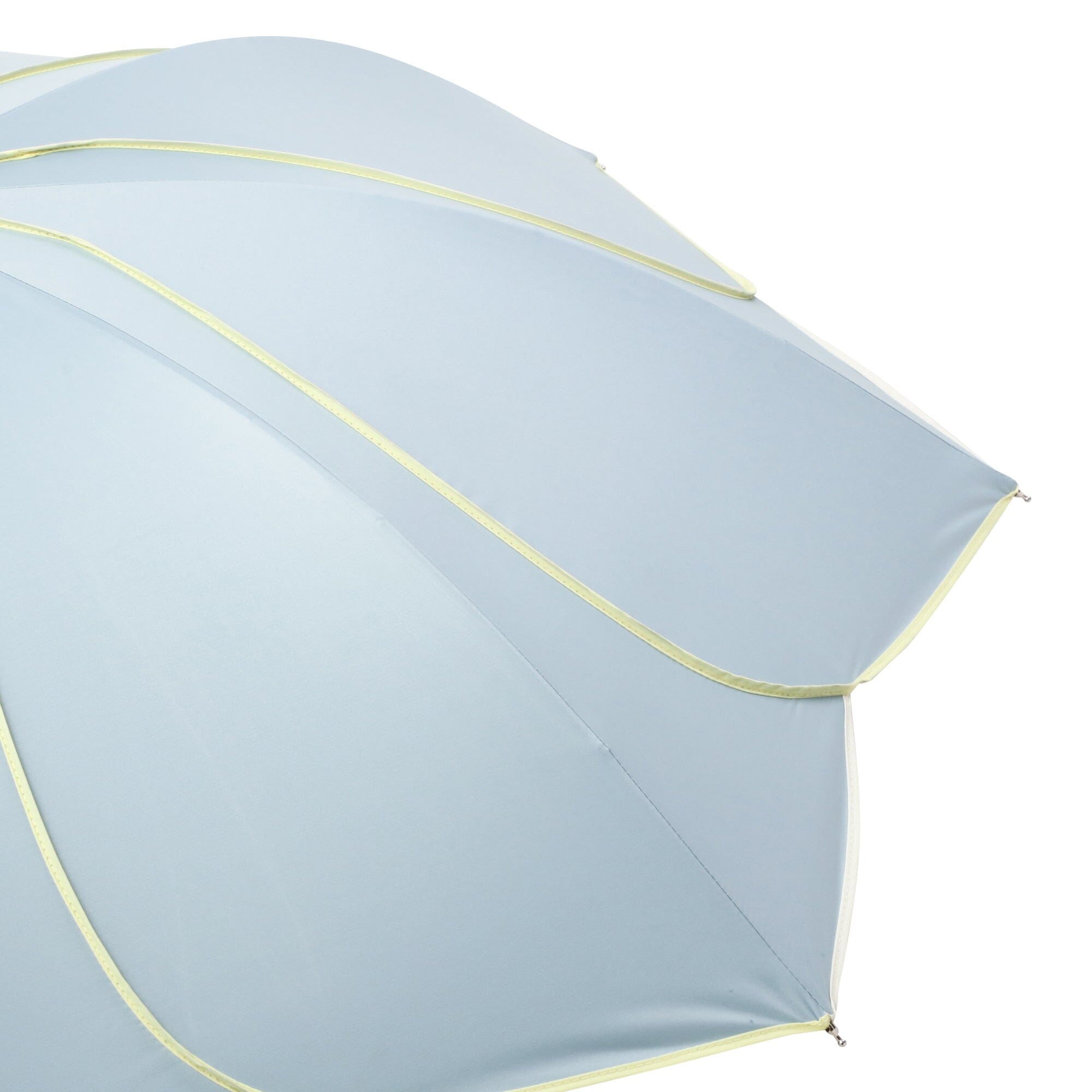 Bicolor Piping Long Umbrella 50cm Green - Stylish Rain Protection for Outdoor Activities, Commuting & Travel