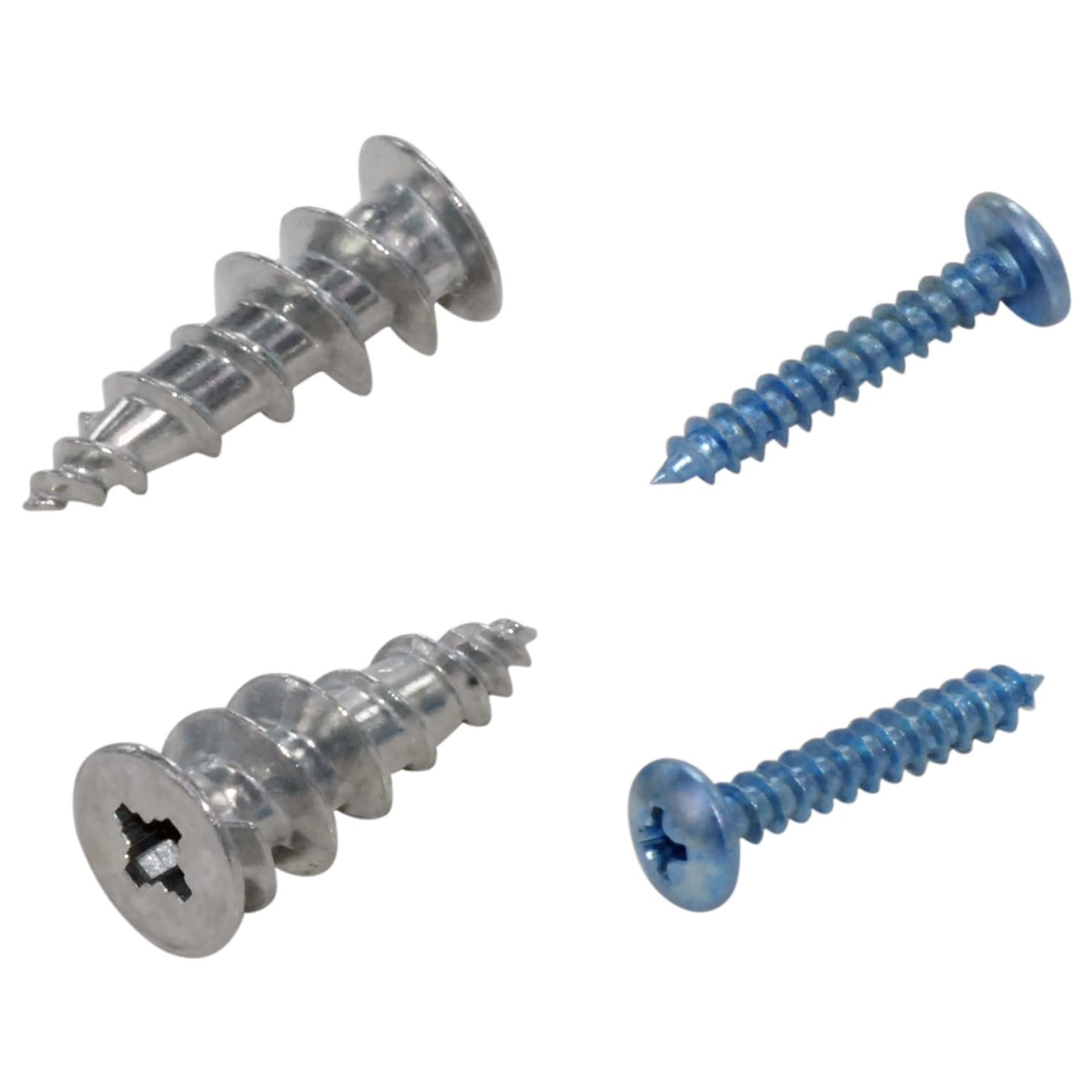 Self-Drilling Hollow Metal Stud Wall Anchors with Screw Kit - Heavy Duty Drywall Anchors (25 Pack) with Tapping Mount Screws & 6 D-Ring Picture Hangers - Perfect for Hanging Shelves, Mirrors, TVs and Home Decor