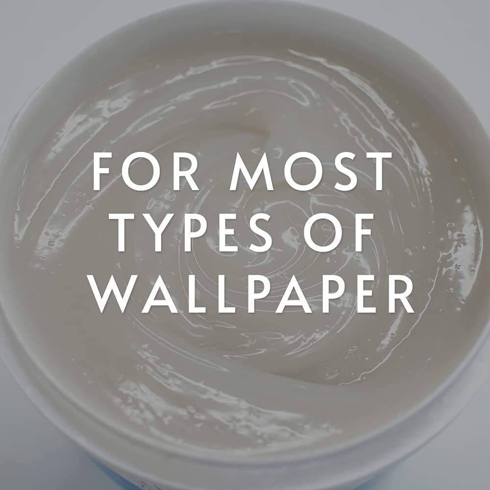 Ultra® Clear Strippable Wallpaper Adhesive PRO-880 (5 Gallons - Covers 1,650 sq. ft.) - Easy Peel Removable Glue for Wallpaper Installation & Home Renovation Projects