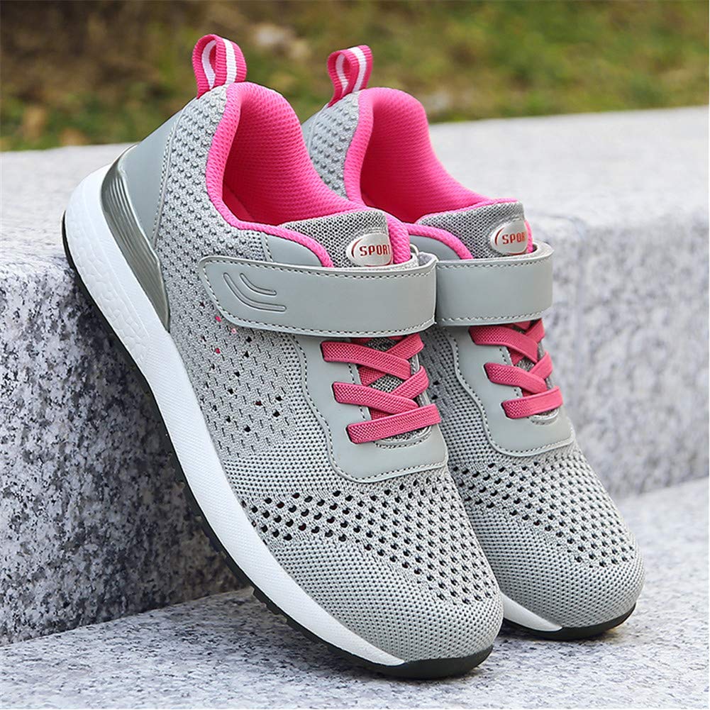 **Leader Show Women's Comfortable Non-Slip Walking Shoes – Lightweight Hook & Loop Sneakers for Elderly & Casual Wear – Perfect for Daily Walks, Travel & Outdoor Activities**