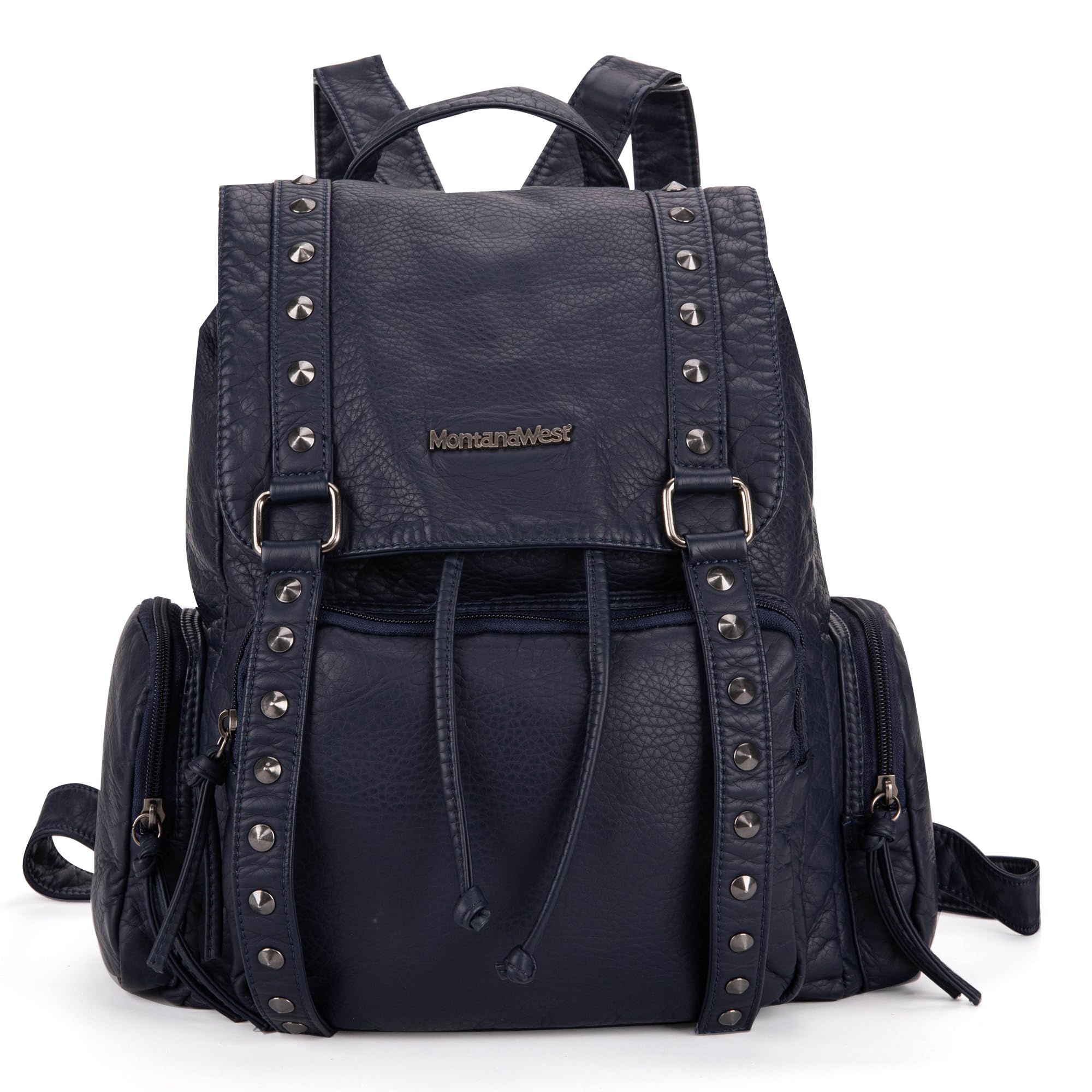 Montana West Women's Leather Backpack Purse - Trendy Casual Travel Daypack for Work & Outings