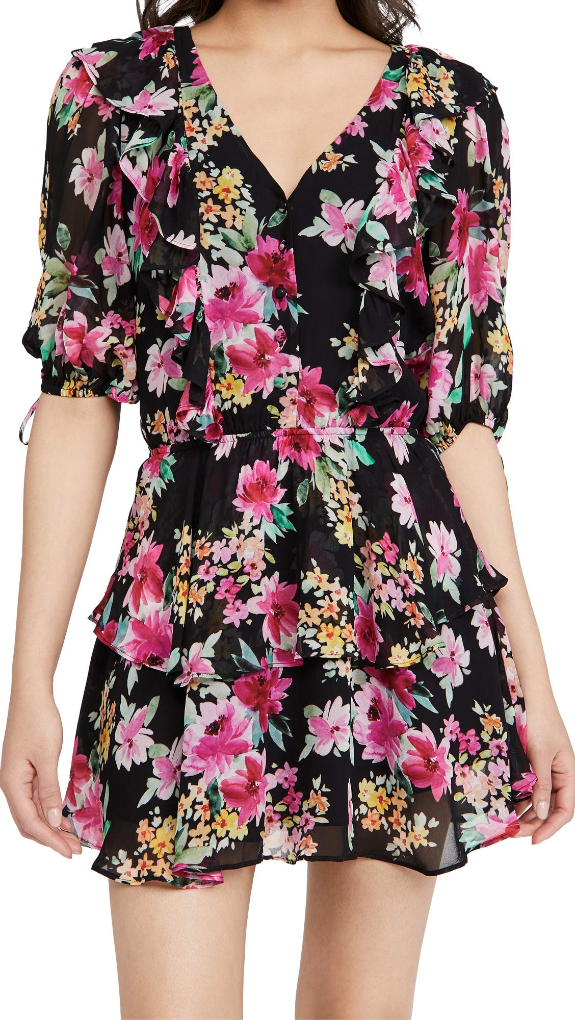 Yumi Kim Women's Hailey Dress - Floral Print Summer Midi Dress for Casual Outings & Beach Vacations
