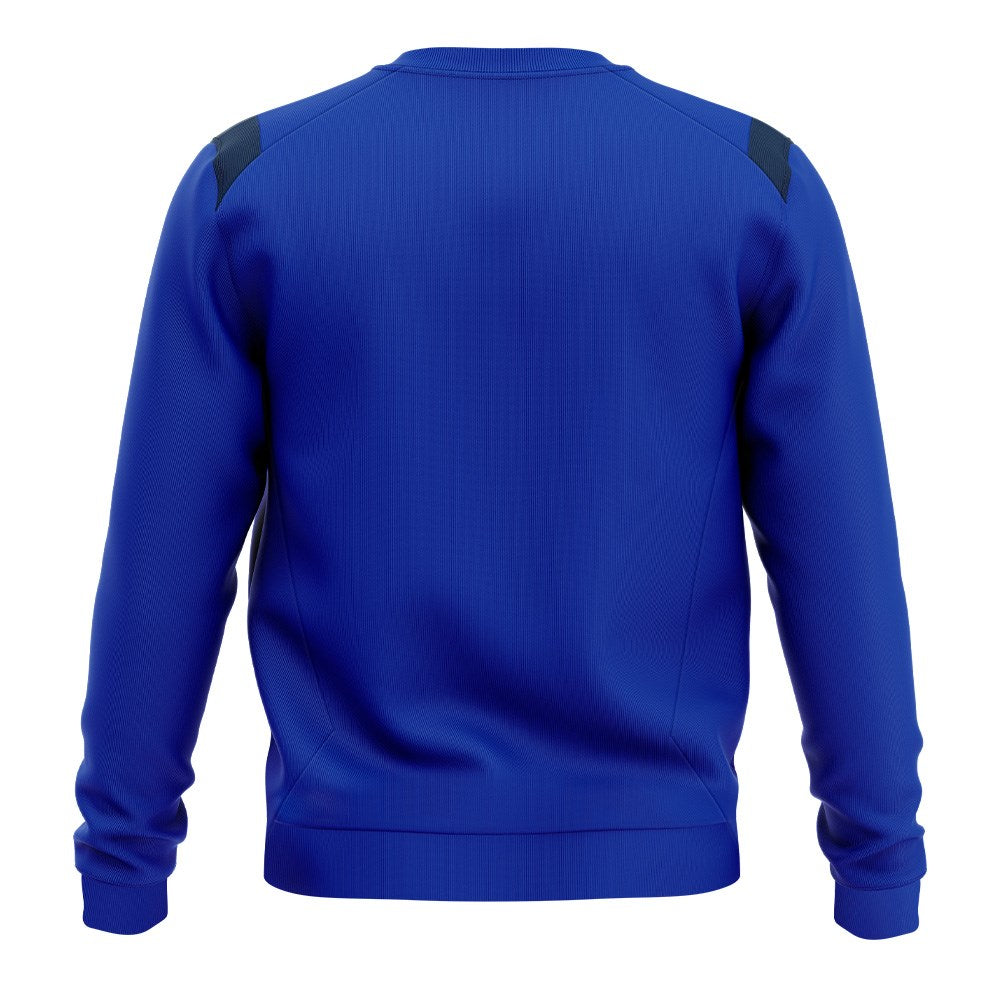 FC Contrast Sweatshirt - Royal Blue & Navy Pullover Hoodie for Men & Women | Casual Streetwear, Gym, Lounge & Outdoor Activities
