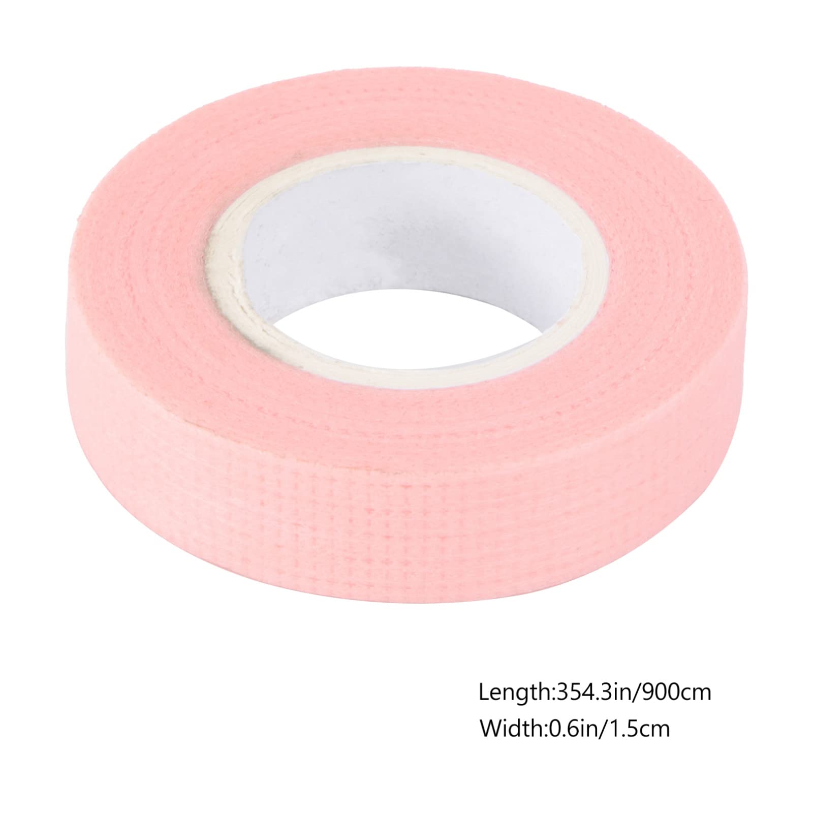 Beavorty 4 Rolls Breathable False Eyelash Tape Strips - Non-Woven Lash Extension Grafting Tapes for Professional & DIY Use (Pink) - Perfect for Salon, Home Use & Makeup Artists