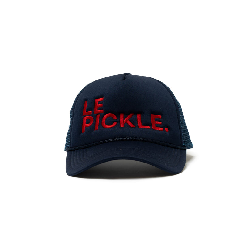 Le Pickle Hat - Foam Round Brim Snapback Cap for Men & Women - Perfect for Sports, Outdoor Activities and Casual Wear
