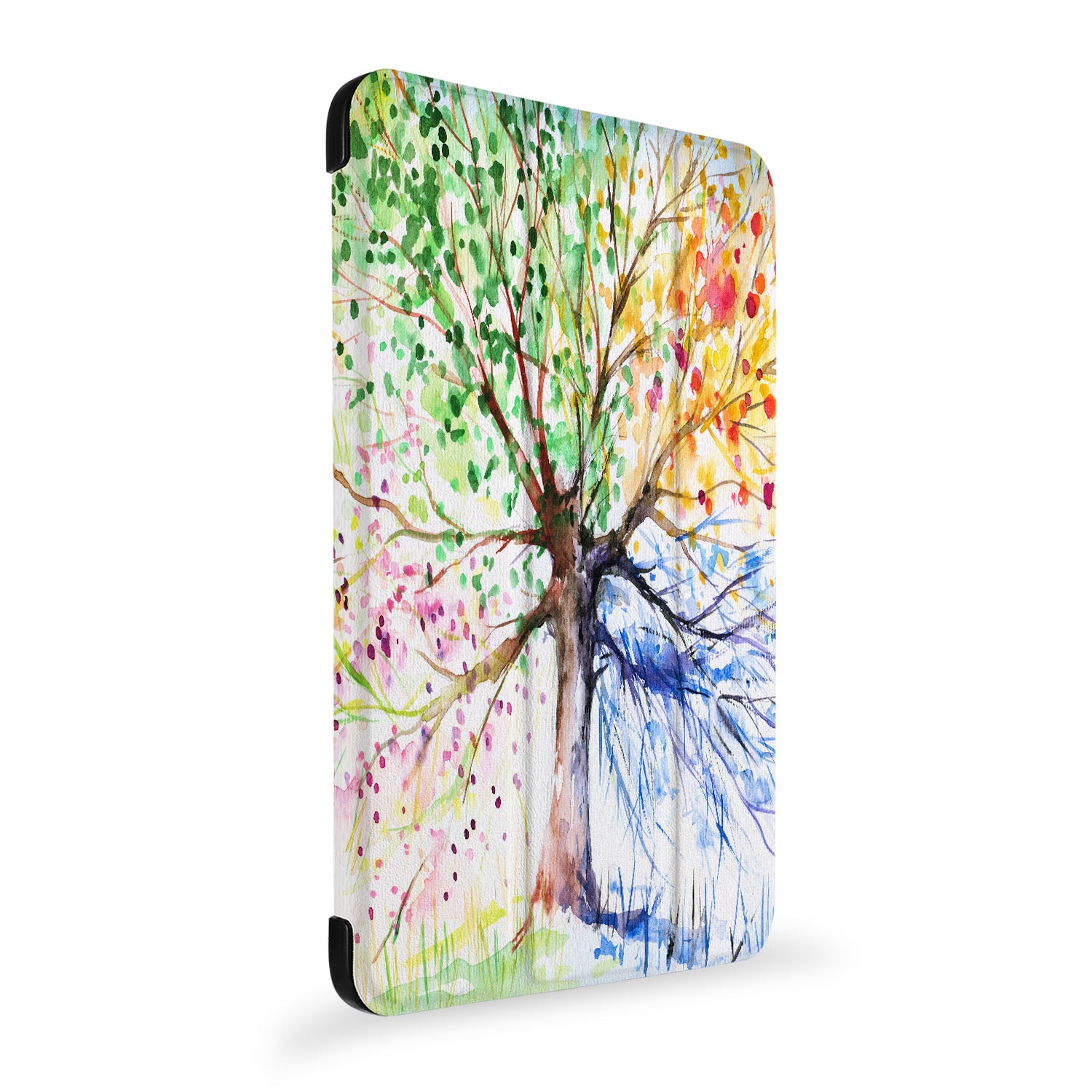 Samsung Tablet Case with Watercolor Flower Design - Slim Protective Cover for Galaxy Tab A/S6/S7/S8 - Perfect for Work, School & Travel