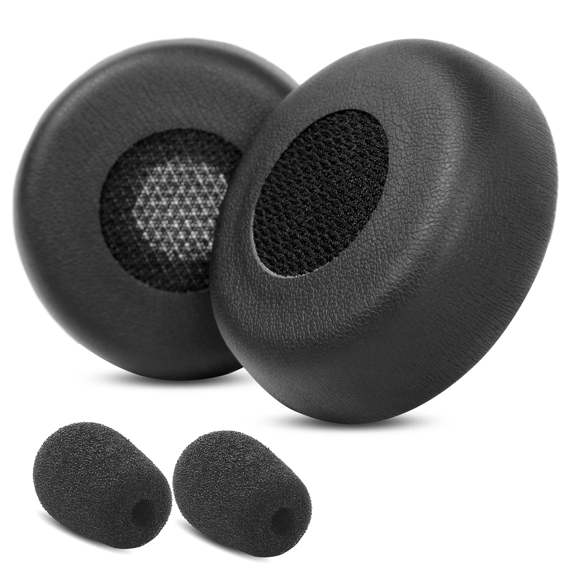 Jabra Evolve 75 UC Replacement Ear Cushions - HSC040W Compatible Ear Pads & Ear Cups for Wireless Bluetooth Headphones - Perfect for Office, Call Centers & Remote Work