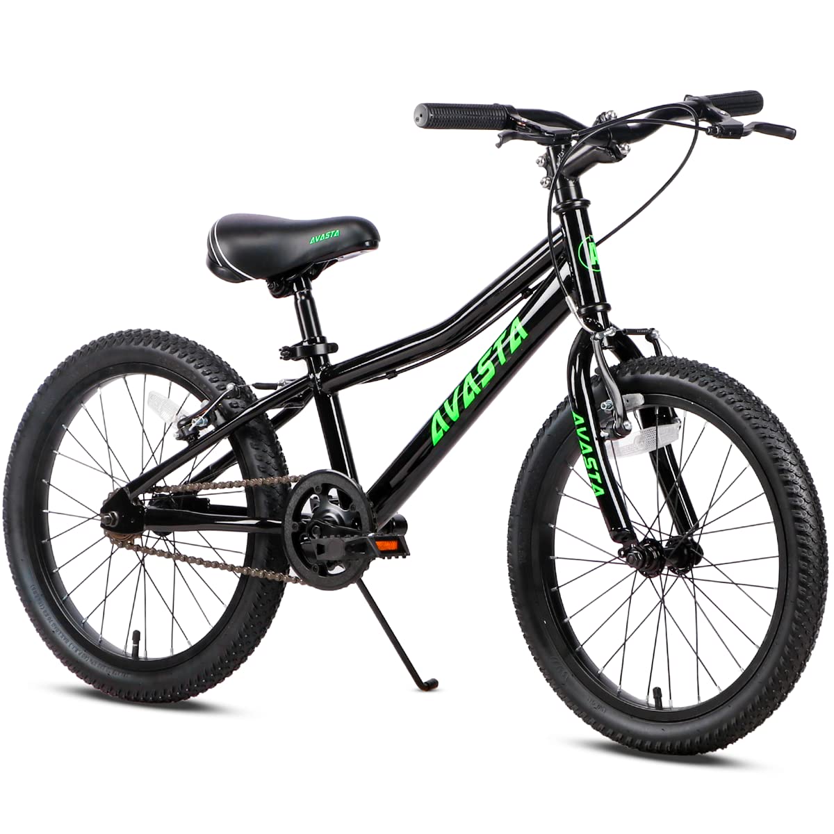 AVASTA 18-20 Inch Kids Bike for Boys & Girls Ages 5-9 | Training Wheels, Dual Handbrakes, Kickstand | Multiple Colors | Perfect for Neighborhood Rides & Outdoor Adventures