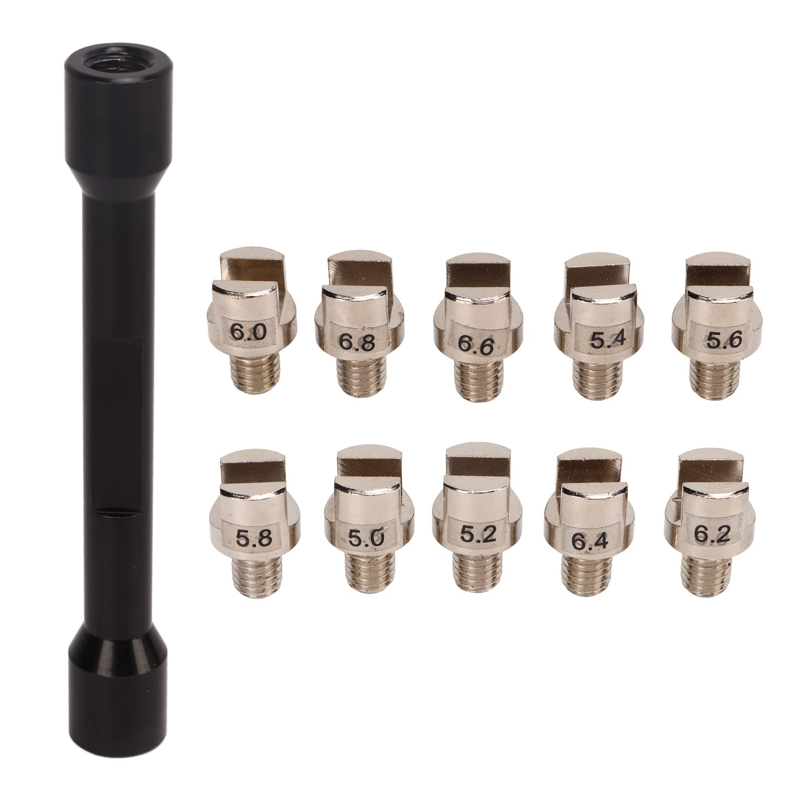 **Motorcycle Spoke Wrench Set – 5.0-6.8mm CNC Spanner Kit (93mm/3.7in) for Dirt Bike Wheel Repair & Tire Wire Adjustment – Perfect for Off-Road & Street Bikes**    *(Ideal for DIY Motorcycle Maintenance, Trail Riding, and Professional Bike Repair Shops)*