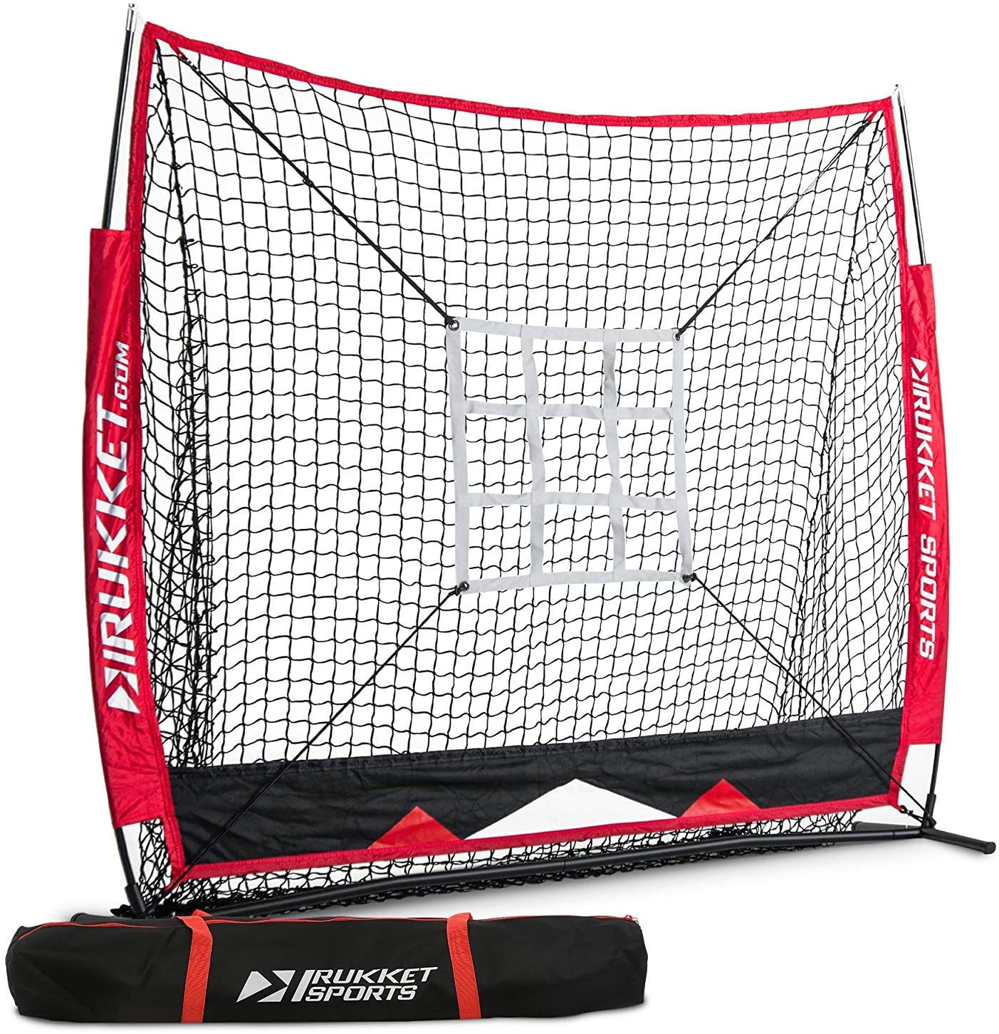 Rukket 5x5 Portable Golf Practice Net - Durable Training Aid for Indoor/Outdoor Driving Range, Backyard, and Garage Use