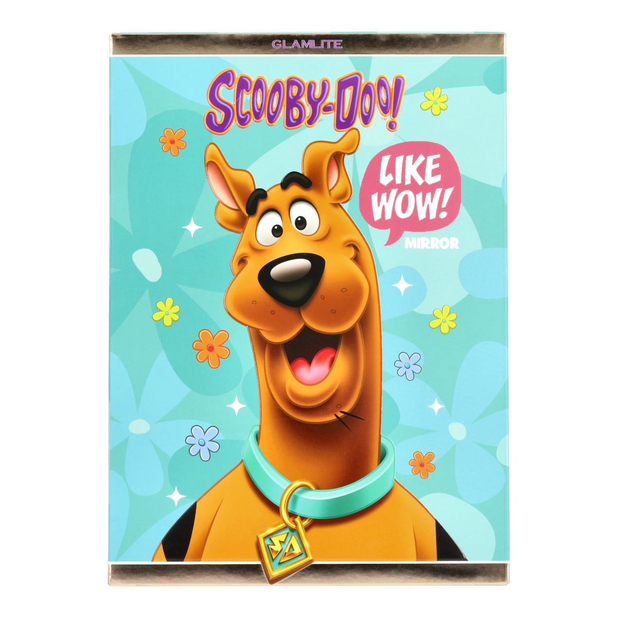 Glamlite Scooby Doo Themed Makeup Mirror - Compact Vanity Mirror with Cute Cartoon Design for Home, Travel & Cosmetics Storage