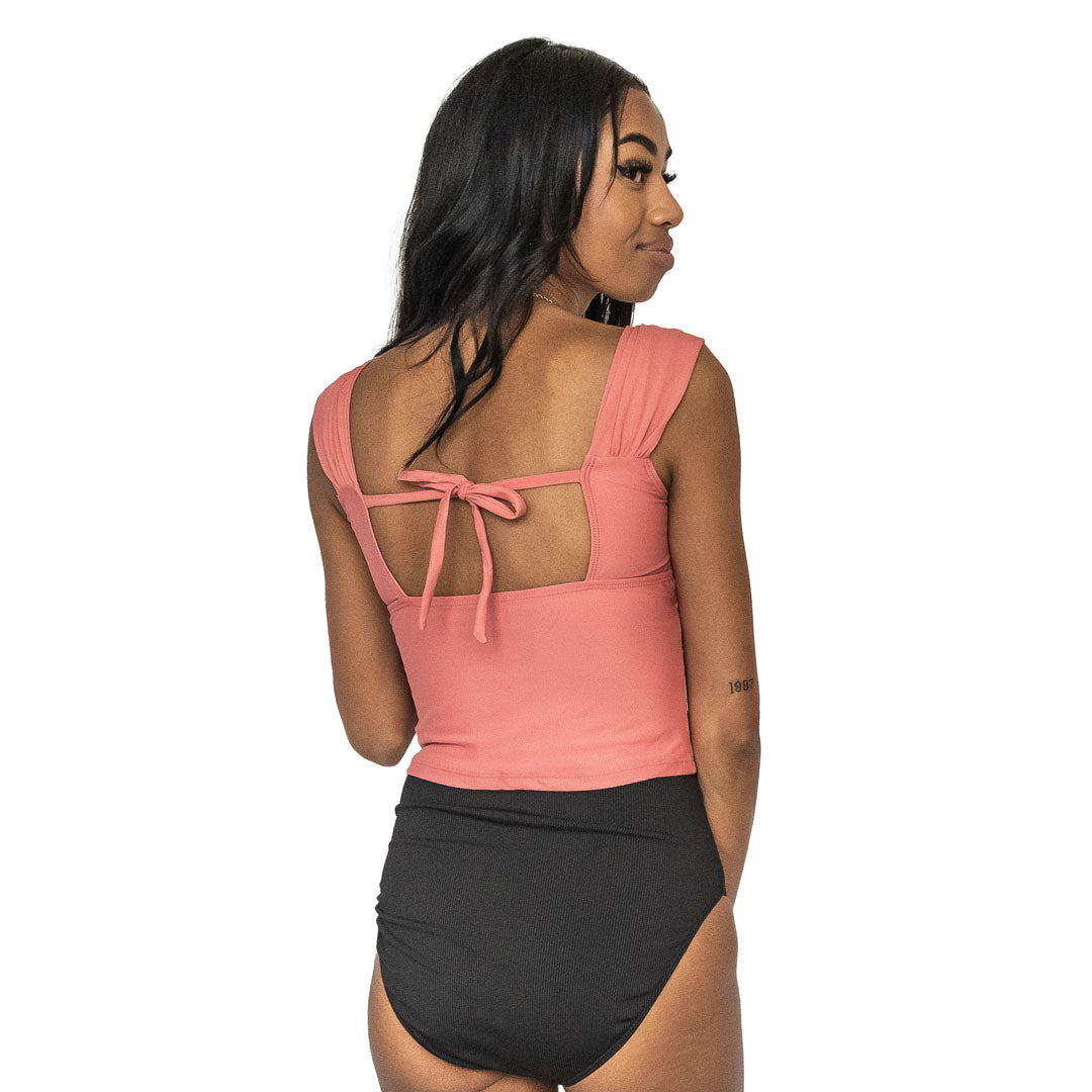 Thick Strap Tankini Top for Women - High Support Swimwear for Swimming, Beach & Summer Vacations