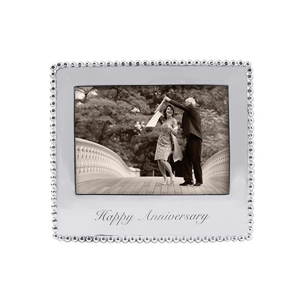 5x7 Beaded Photo Frame - Elegant Anniversary Gift for Couples - Perfect for Wedding, Home Decor & Special Memories