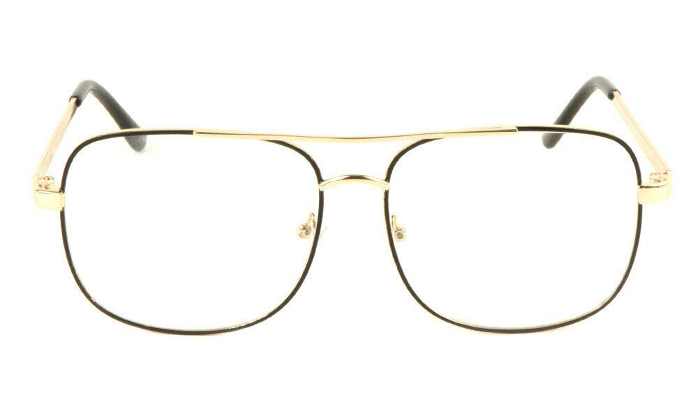 Elite Classic Square Luxury Aviator Readers Reading Glasses for Men & Women - UV Protection Blue Light Blocking Computer Glasses for Office, Reading & Driving