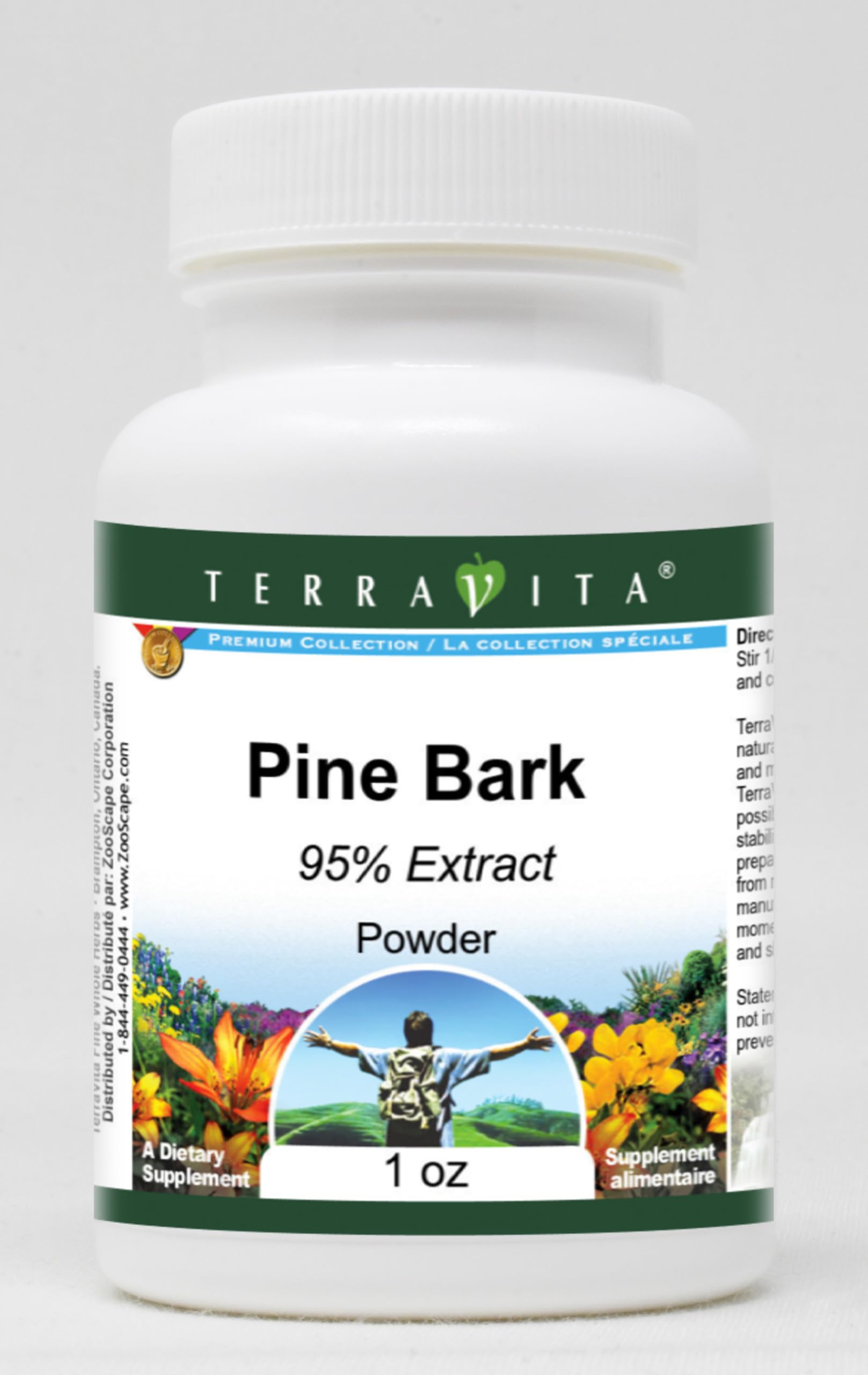 95% Pine Bark Extract Powder - 1 oz (ZIN: 521161) | Antioxidant Supplement for Immune Support & Skin Health | Perfect for Smoothies, Teas & DIY Beauty Recipes