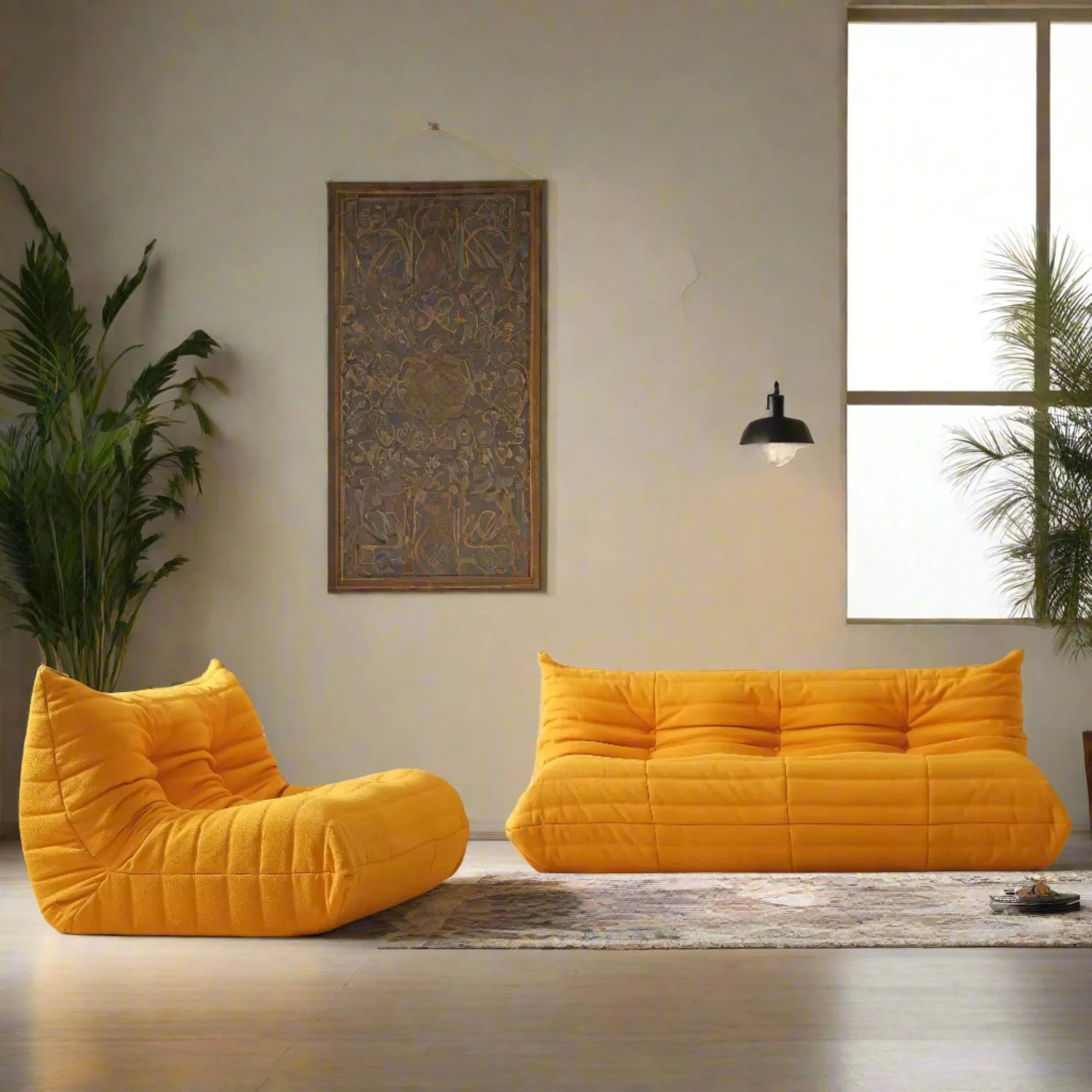Modular Cozy Togo Sofa Set - Ultra Comfortable Modern Sectional Couch for Living Room | Perfect for Small Spaces, Apartments & Home Theater Seating