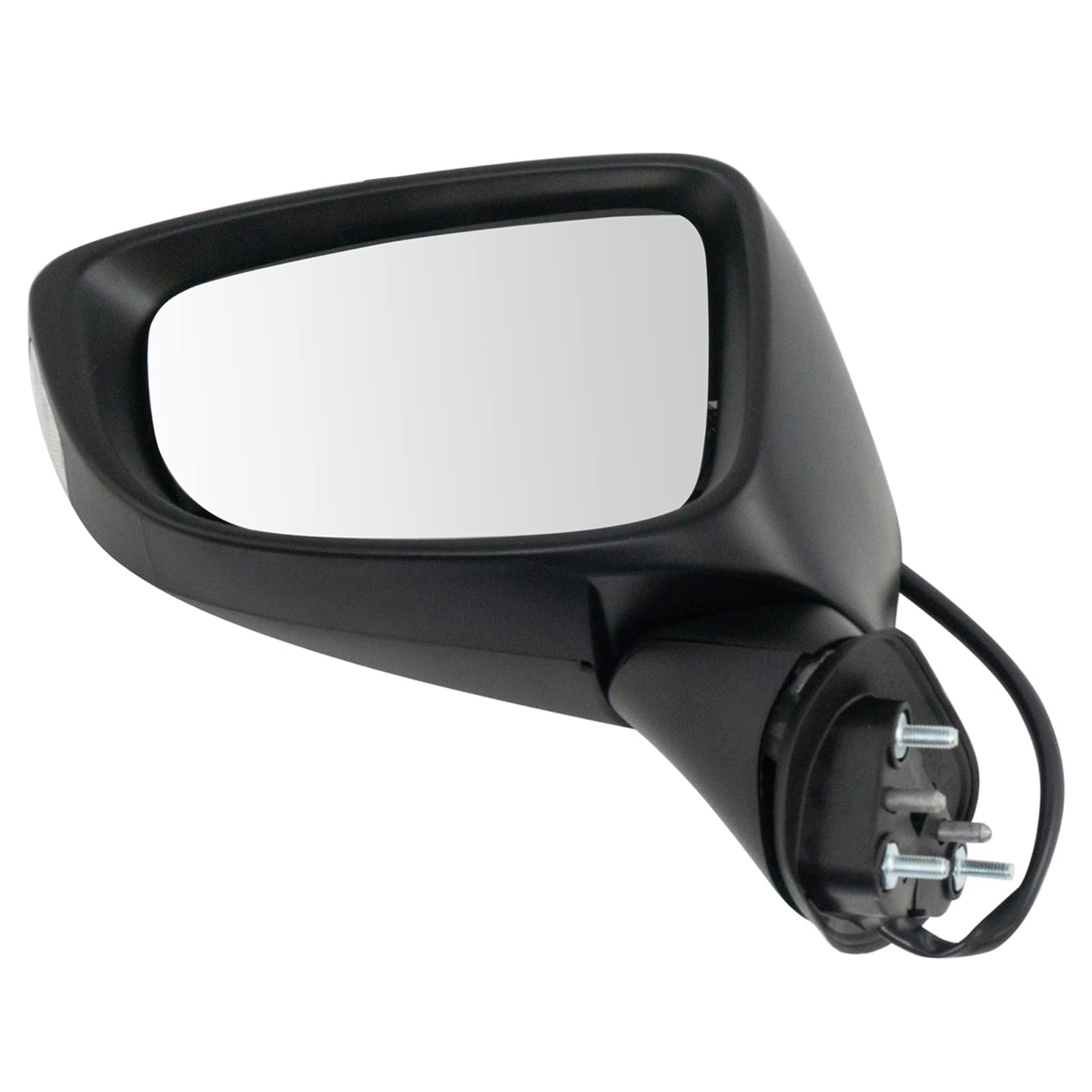TRQ Heated Side Mirror Set with Blind Spot Detection for 2014-2016 Mazda 6 - Driver & Passenger Side Replacement (MA1320188, MA1321188) - Enhanced Visibility & Safety for Night Driving and Bad Weather Conditions