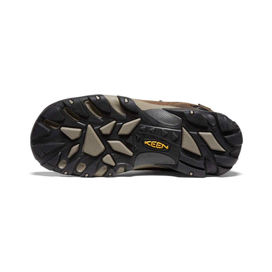 Men's Targhee II Mid Waterproof Hiking Boots - Lightweight & Durable for Outdoor Adventures | Shitake/Brindle Color | Perfect for Trail Hiking, Camping & Mountain Climbing