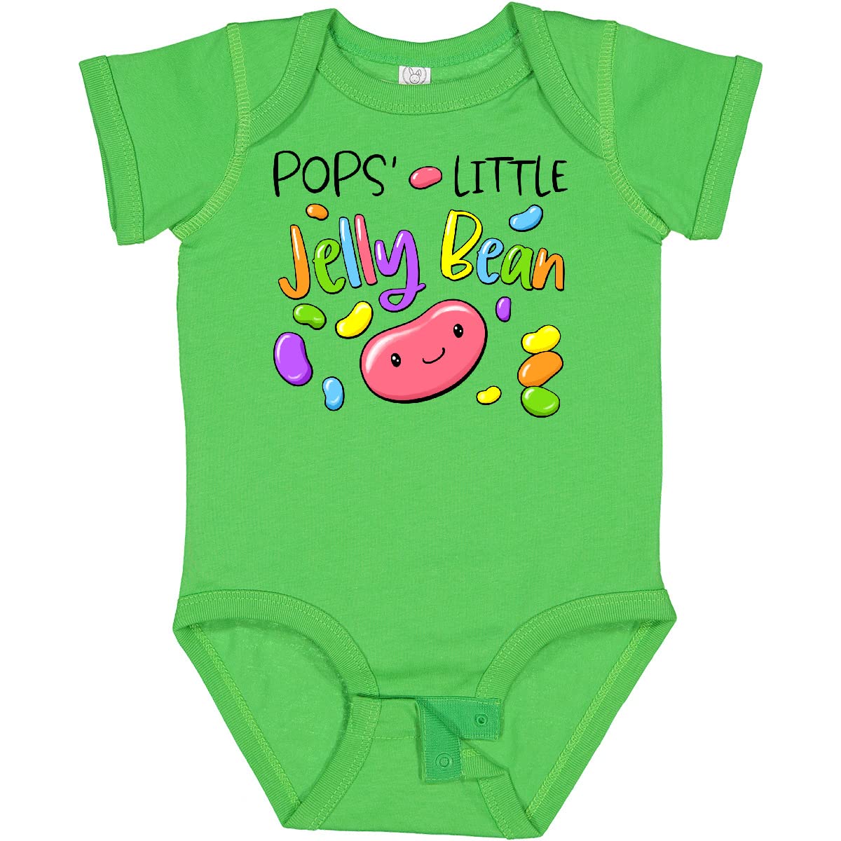 Inktastic Pops' Little Jellybean Cute Easter Candy Baby Bodysuit - Adorable Easter Outfit for Infants & Toddlers - Perfect for Easter Photos, Family Gatherings & Holiday Celebrations
