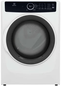 Electrolux ELFG7437AW 8.0 Cu. Ft. White Front Load Gas Dryer with Perfect Steam & Instant Refresh Technology - Ideal for Large Families & Quick Laundry Refresh in Modern Homes
