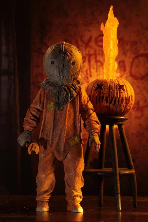 Trick 'r Treat Ultimate Sam Halloween Decoration - Scary Animated Prop for Haunted House, Yard, and Party Decor