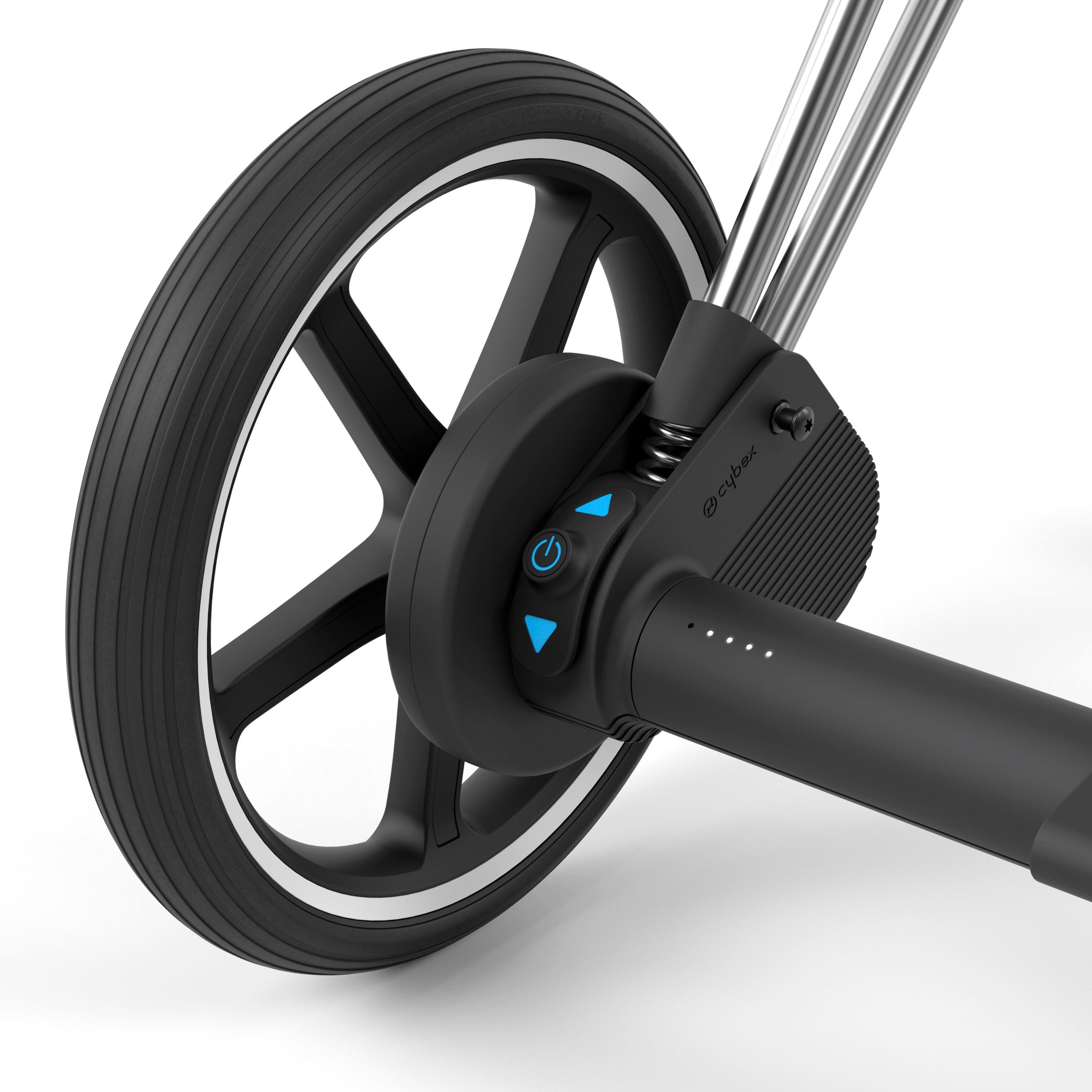 Cybex ePriam 2 Complete Stroller - Lightweight Chrome & Black Baby Stroller for Newborns to Toddlers | Perfect for City Walks, Shopping & Travel