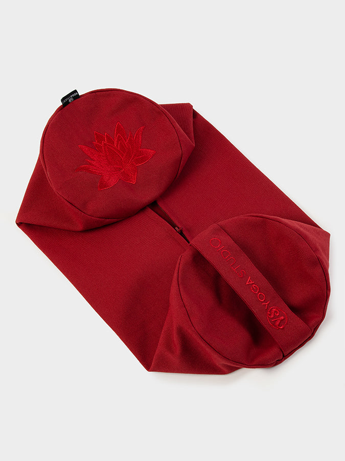 GOTS Certified Organic Cotton Yoga Bolster Cover - Eco-Friendly Replacement for Yoga Studio & Home Practice - Perfect for Meditation, Restorative Yoga & Relaxation