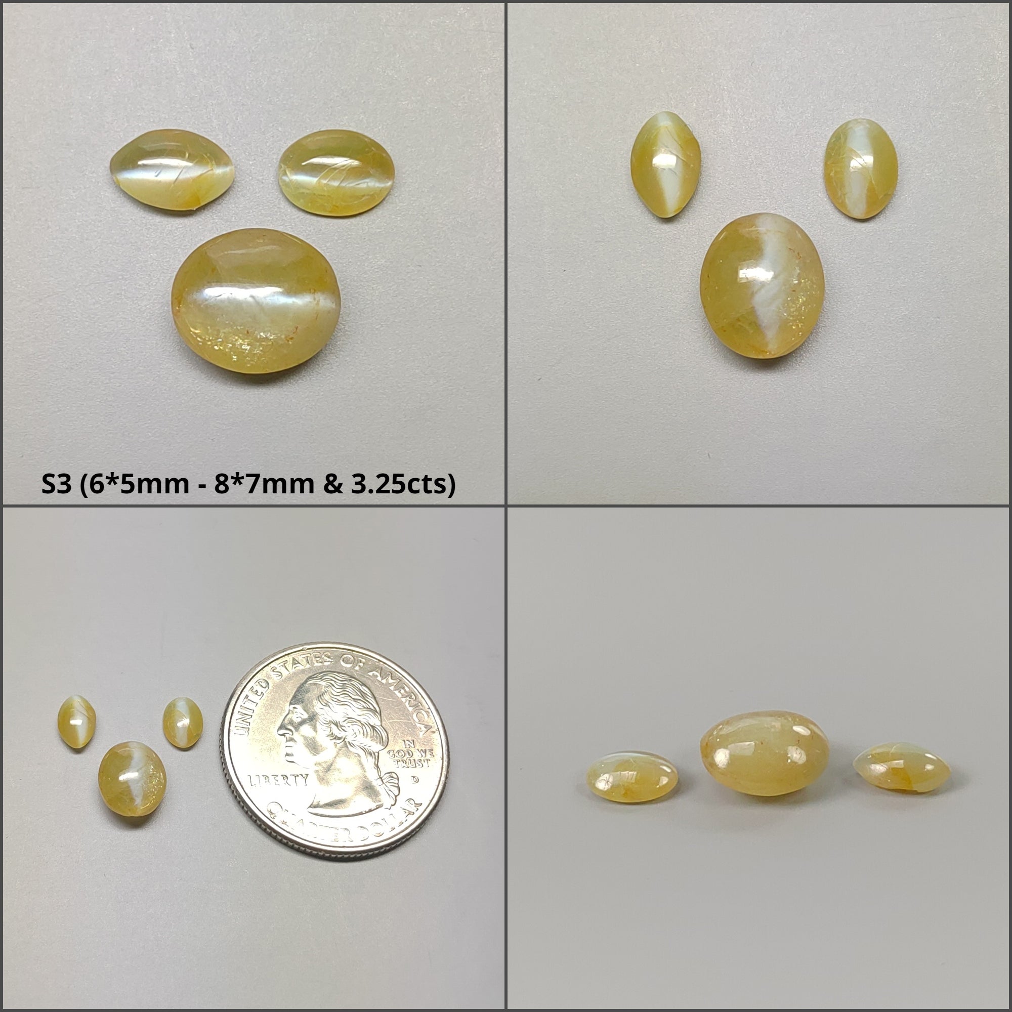Natural Untreated Chrysoberyl Cat's Eye Gemstone Cabochon - Oval & Round Shapes for Jewelry Making, Healing Crystals & Collectors | Premium Quality Unheated Cat's Eye Stones for Rings, Pendants & Spiritual Healing