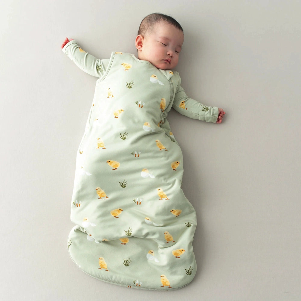 Kyte Baby 1.0 Tog Sleep Sack - Organic Cotton Baby Sleeping Bag for Newborn to Toddler | Soft & Breathable for Nursery, Daycare & Travel