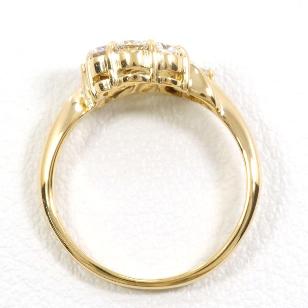 18K Yellow Gold Diamond Ring for Women – Elegant Solitaire Engagement & Wedding Band – Perfect for Proposals, Anniversaries, and Special Occasions